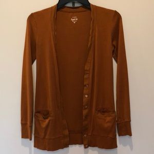 J. Crew Cognac Cardigan